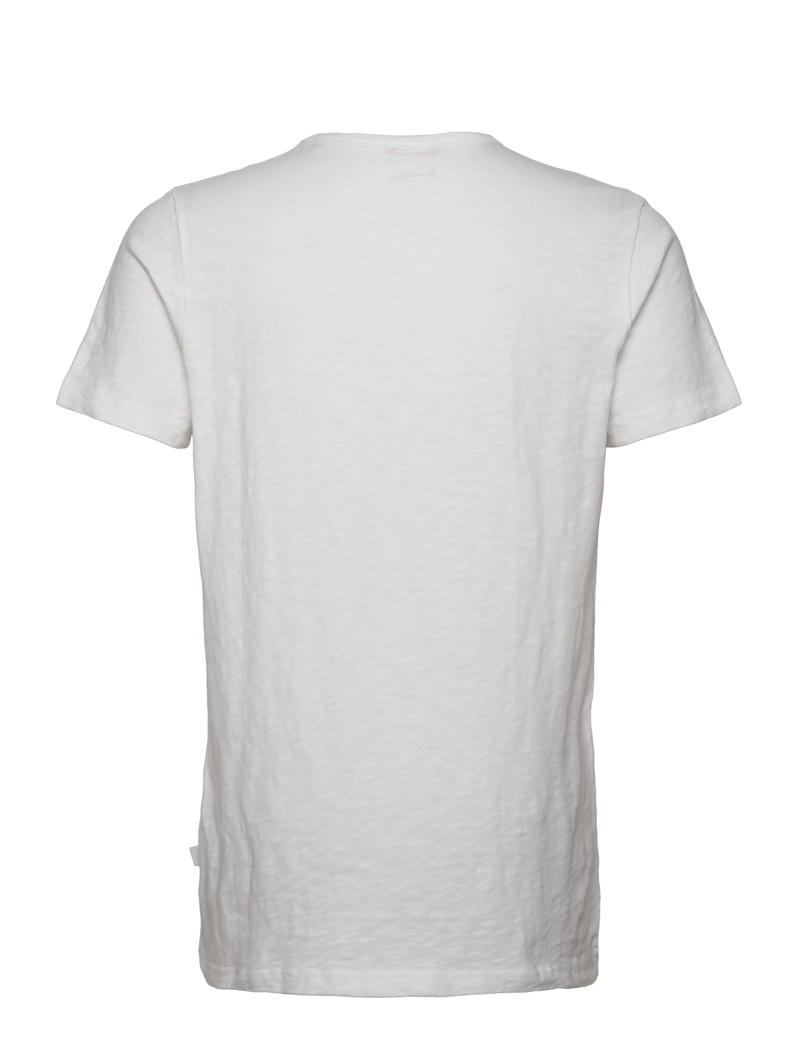 Knowledge Cotton Apparel - Slub t-shirt w/3D chest pocket - GO - bright white - 1