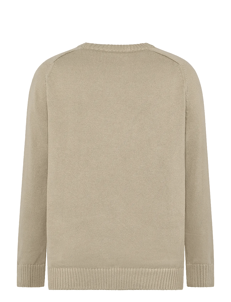 Knowledge Cotton Apparel - Crew neck sweater - rund hals - light feather gray - 2