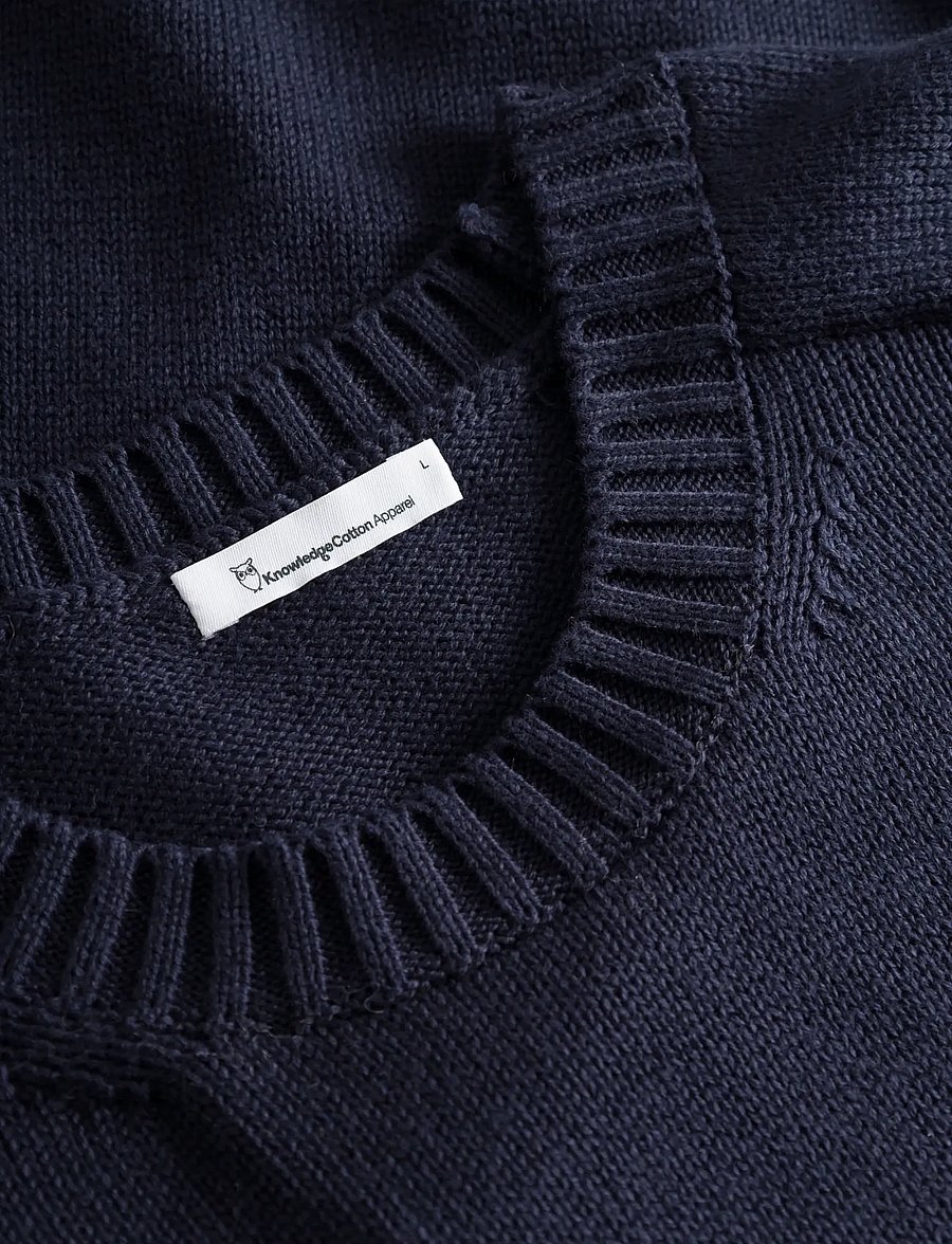 Knowledge Cotton Apparel - Crew neck sweater - rundhals - night sky - 4