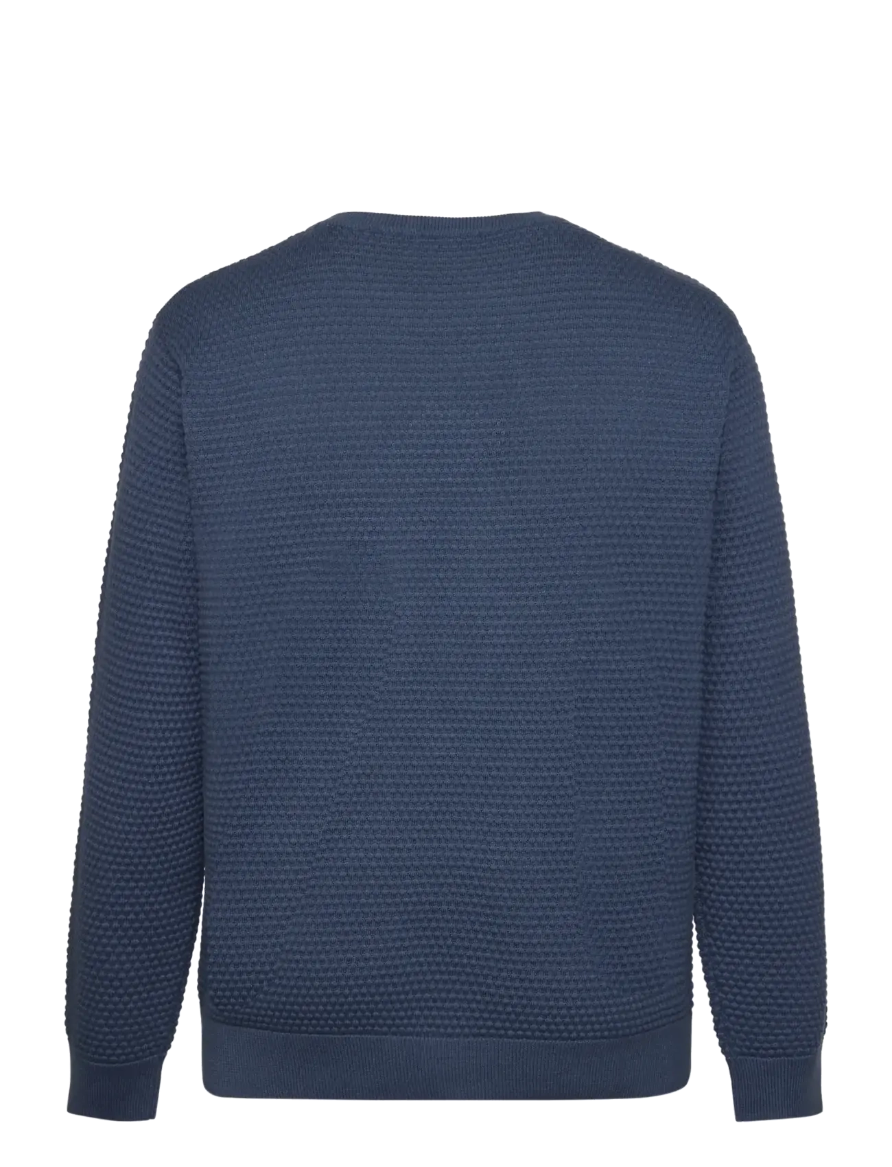 Knowledge Cotton Apparel - Bubble knit crew neck - Ümmarguse kaelusega kudumid - vintage indigo - 1
