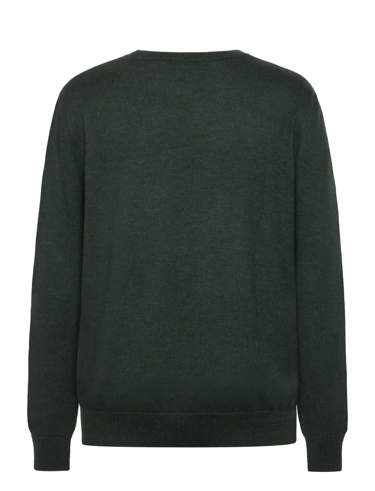 Knowledge Cotton Apparel - Merino crew neck sweater - Ümara kaelusega - forest night - 2