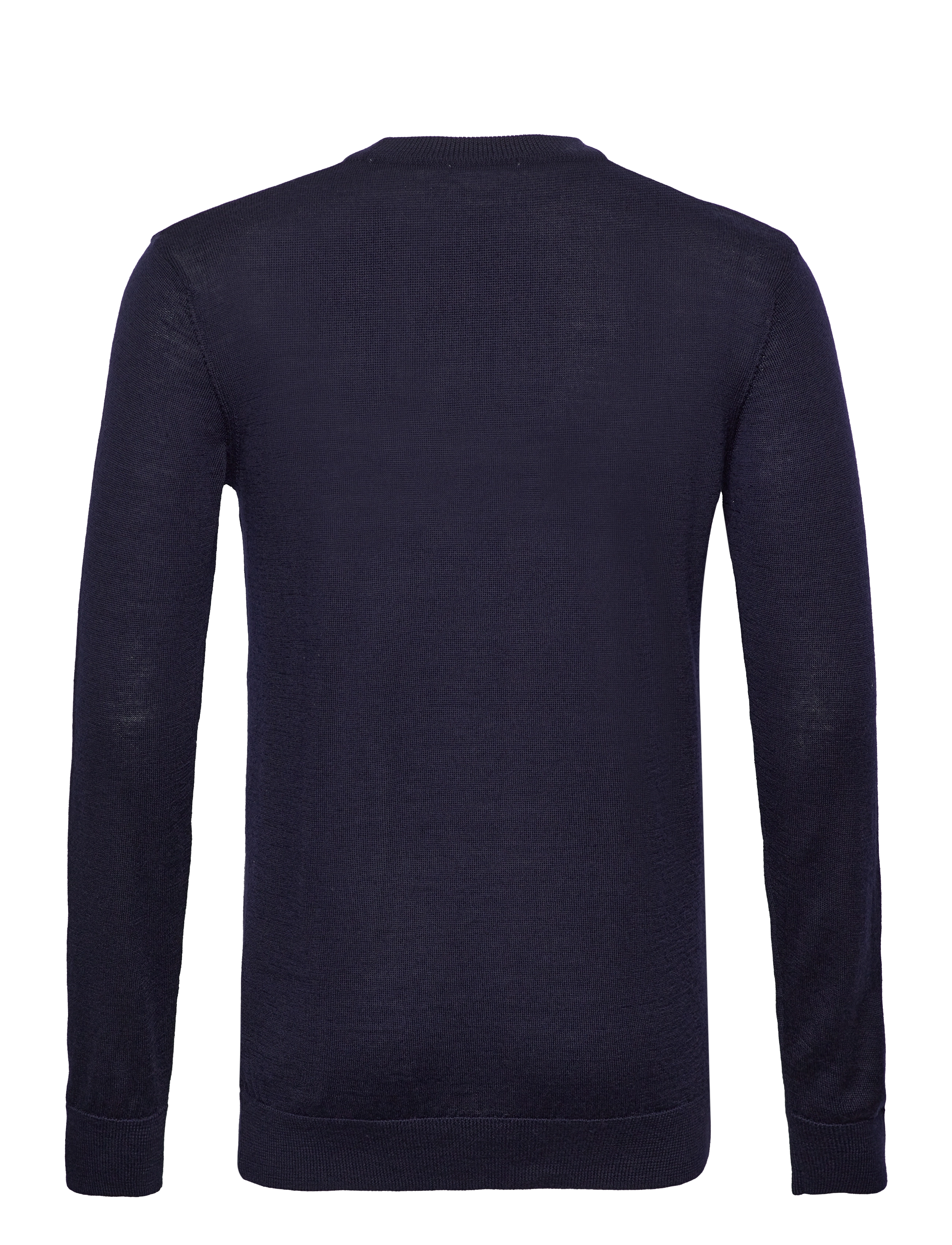 Knowledge Cotton Apparel - Merino crew neck sweater - total eclipse - 2