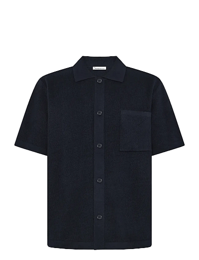Regular Knit Shirt - KortæRmede