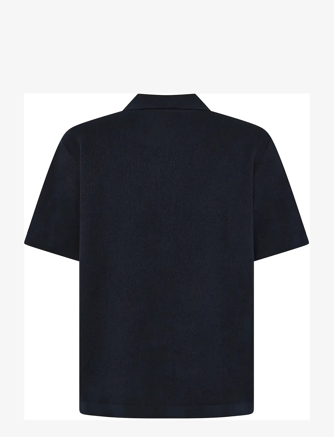 Knowledge Cotton Apparel - Regular knit shirt - kortärmade skjortor - night sky - 1