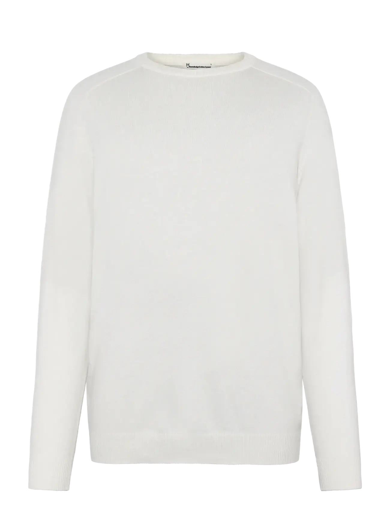 Knowledge Cotton Apparel Cashmere Crew Neck Sweater, XL, Knitwear, Weiß - Round Necks, Männerswear