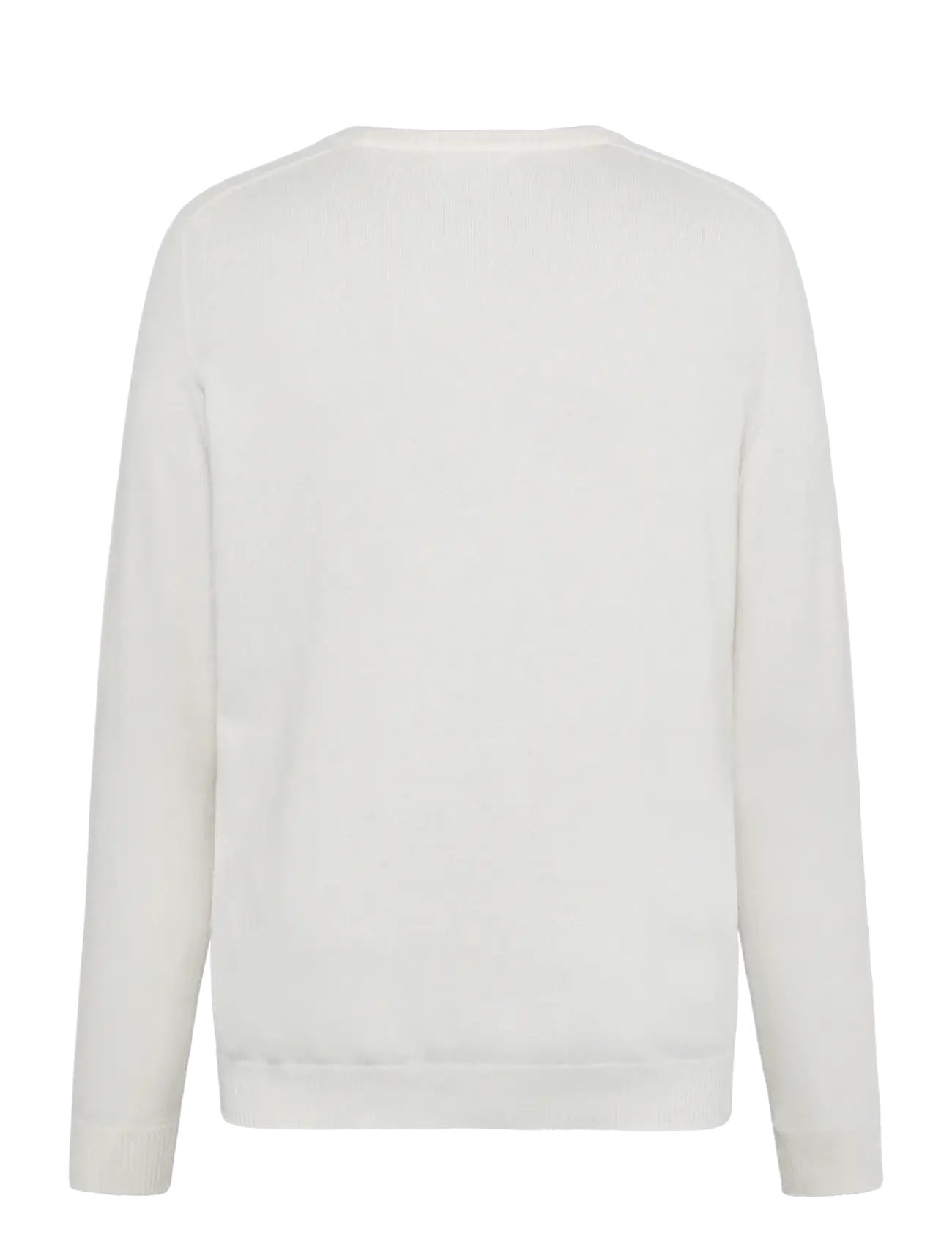Knowledge Cotton Apparel - Cashmere crew neck sweater - rundhalsad - egret - 1