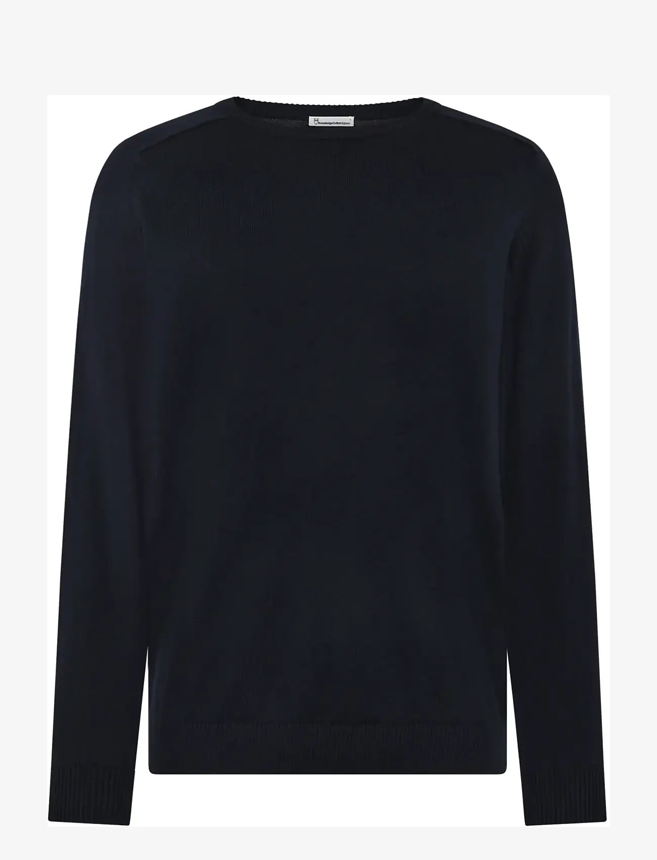 Knowledge Cotton Apparel - Cashmere crew neck sweater - night sky - 0