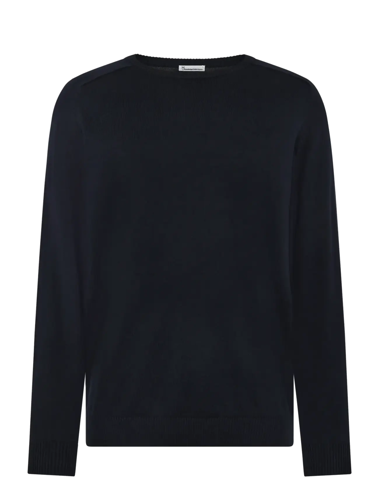 Knowledge Cotton Apparel - Cashmere crew neck sweater - rundhalsad - night sky - 0