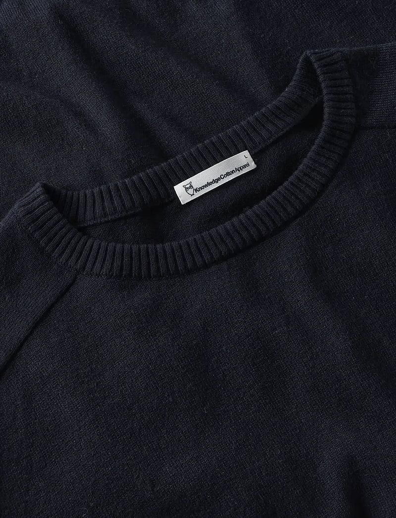 Knowledge Cotton Apparel - Cashmere crew neck sweater - night sky - 2