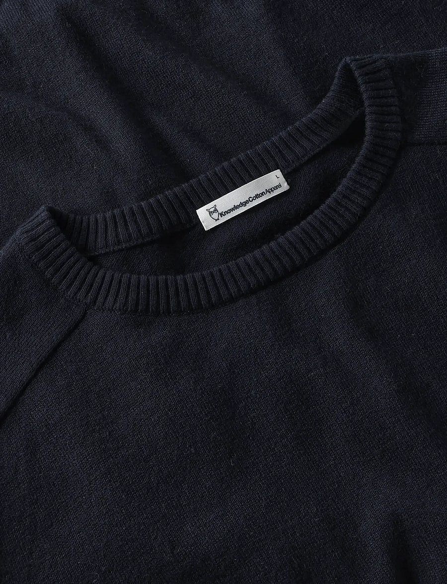 Knowledge Cotton Apparel - Cashmere crew neck sweater - rundhalsad - night sky - 2
