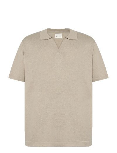 Cashmere Knit Polo - KortæRmede Poloer
