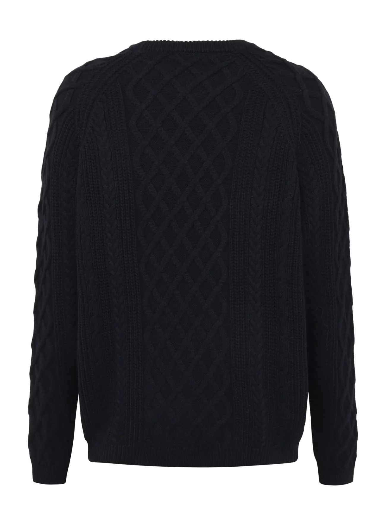 Knowledge Cotton Apparel Cable Knit Sweater stickade tröjor herr – bild 2