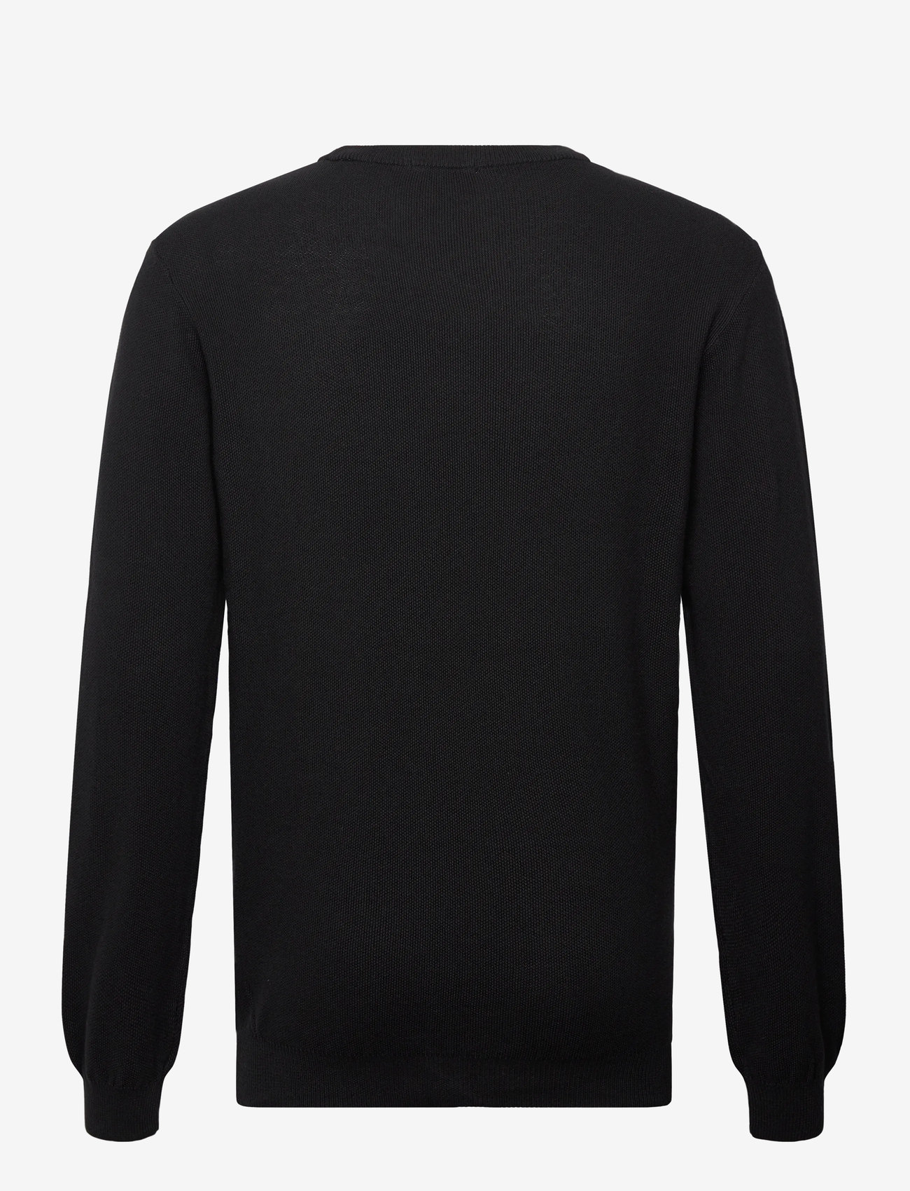 Knowledge Cotton Apparel - Organic Cotton Pique Knit - GOTS/Ve - rundhals - black jet - 1