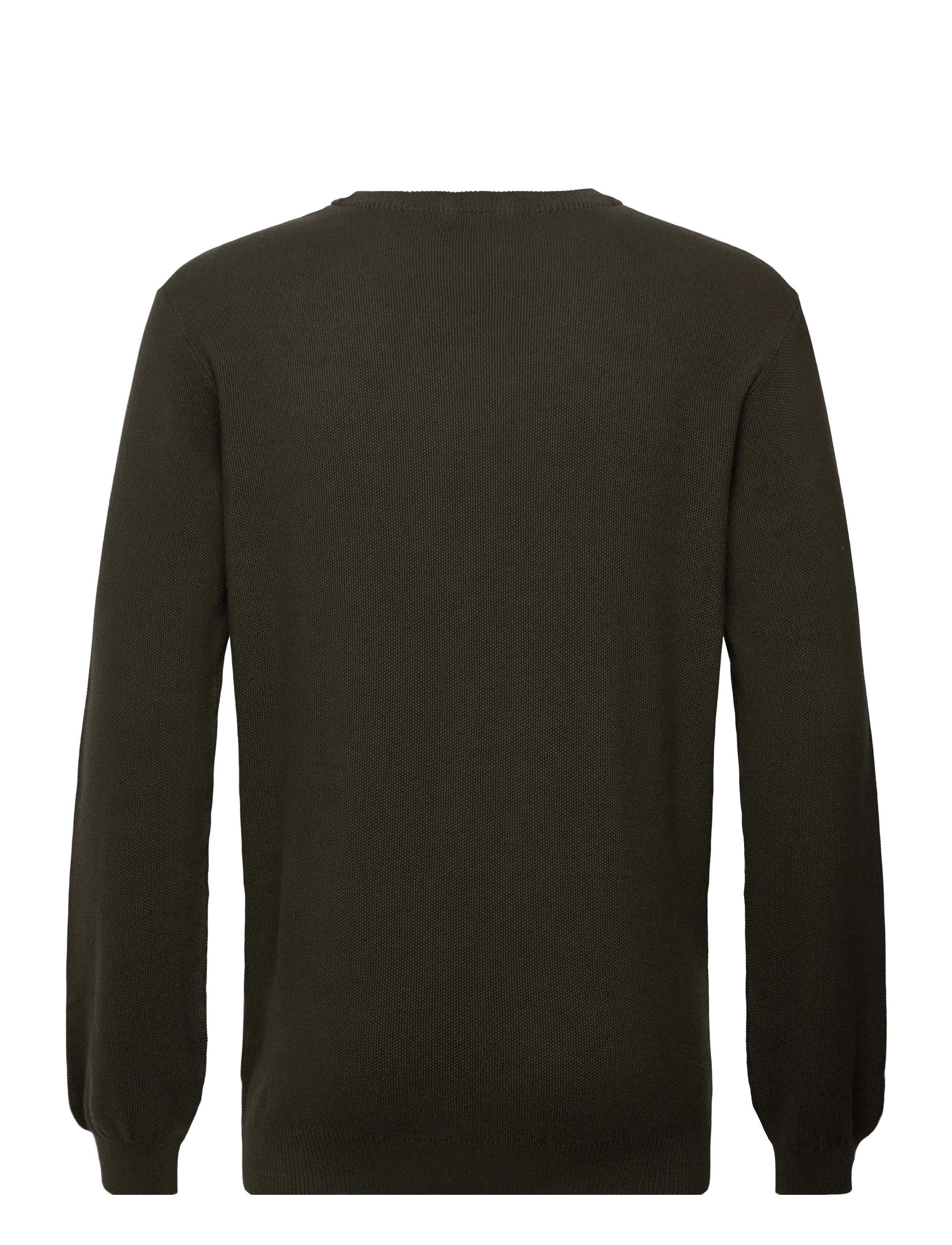 Knowledge Cotton Apparel - Organic Cotton Pique Knit - GOTS/Ve - rund hals - forrest night - 1