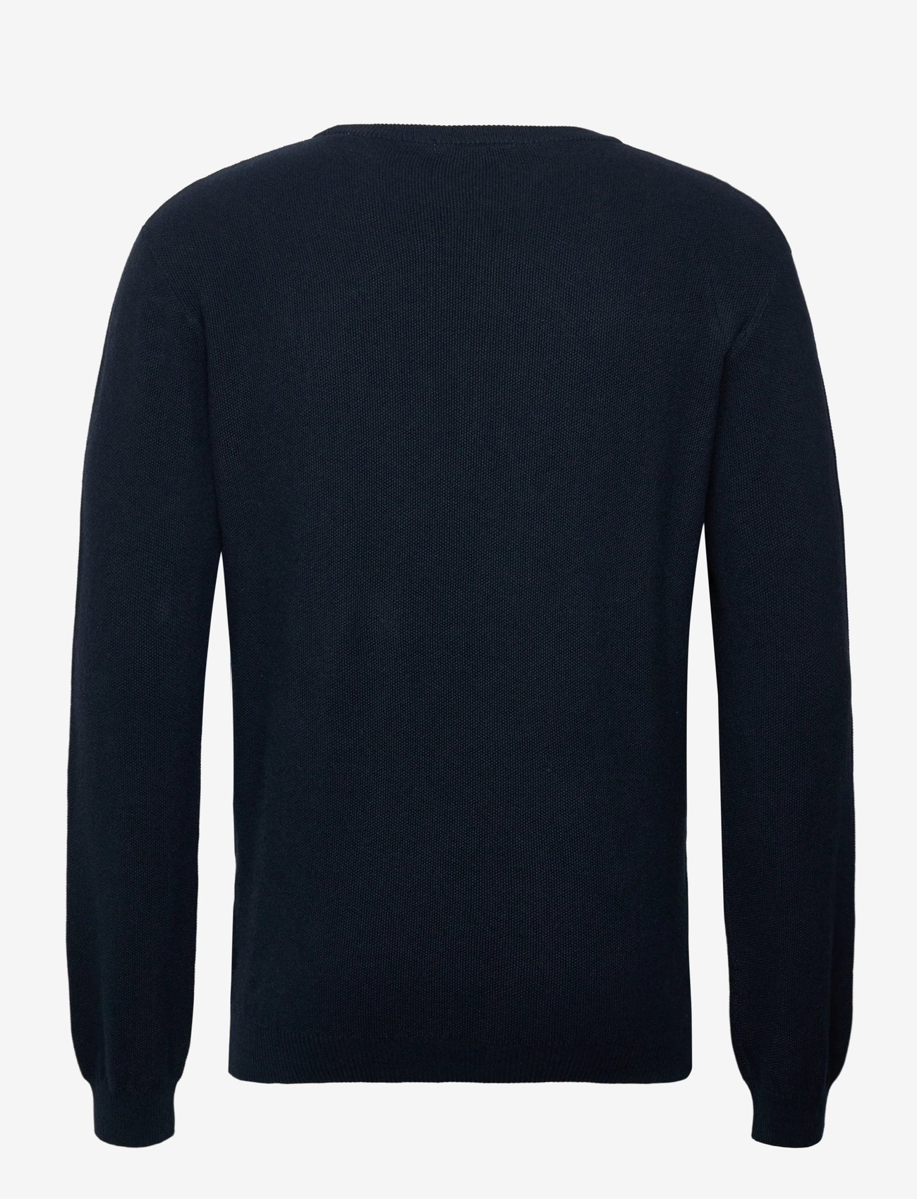 Knowledge Cotton Apparel - Organic Cotton Pique Knit - GOTS/Ve - rundhals - total eclipse - 1