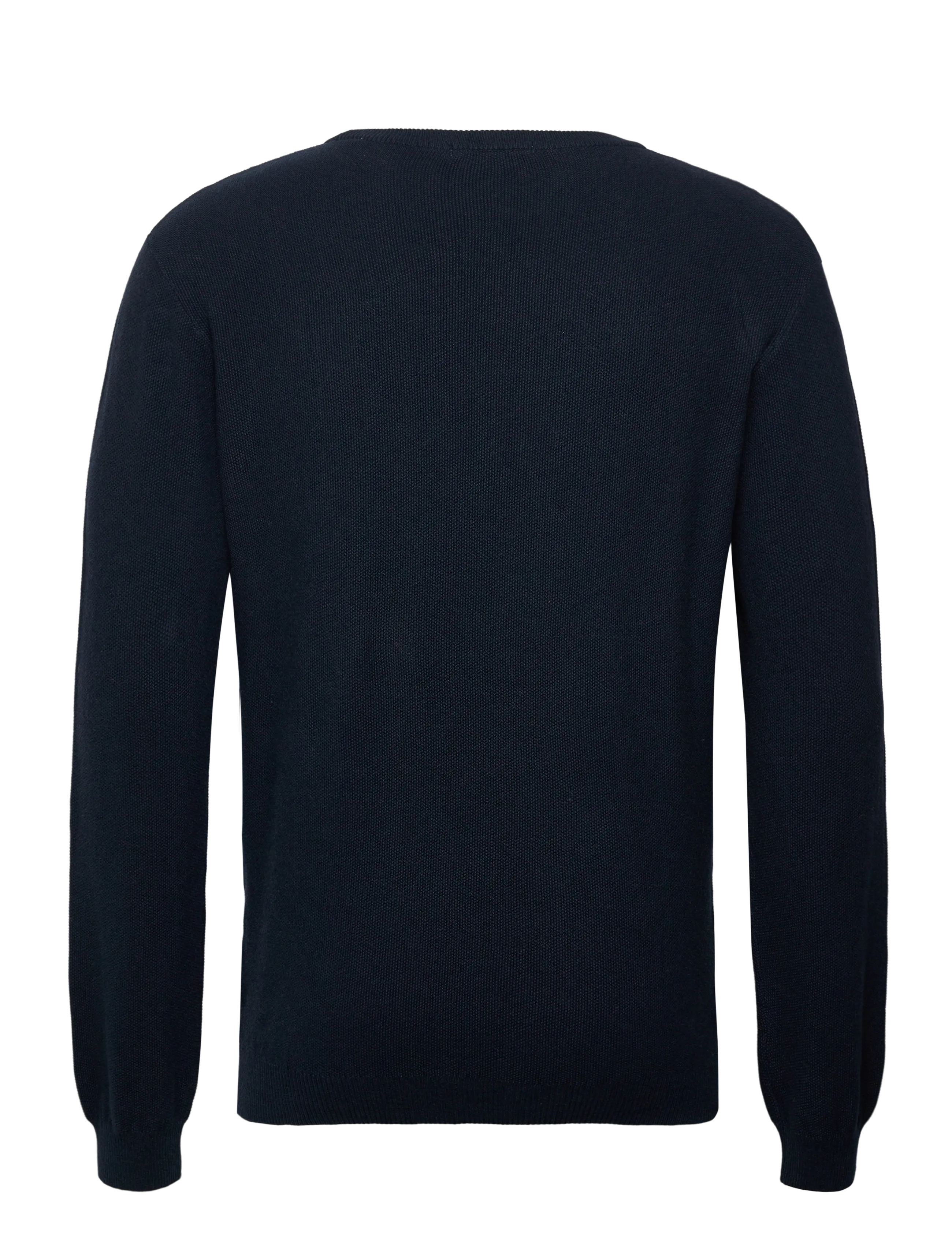 Knowledge Cotton Apparel - Organic Cotton Pique Knit - GOTS/Ve - rundhals - total eclipse - 1