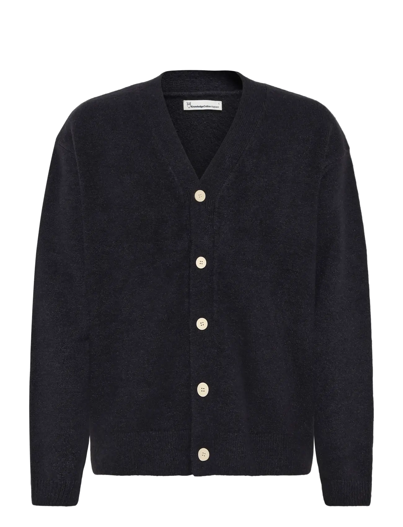 Knowledge Cotton Apparel Soufflé yarn cardigan - Kleidung - NIGHT SKY / navy