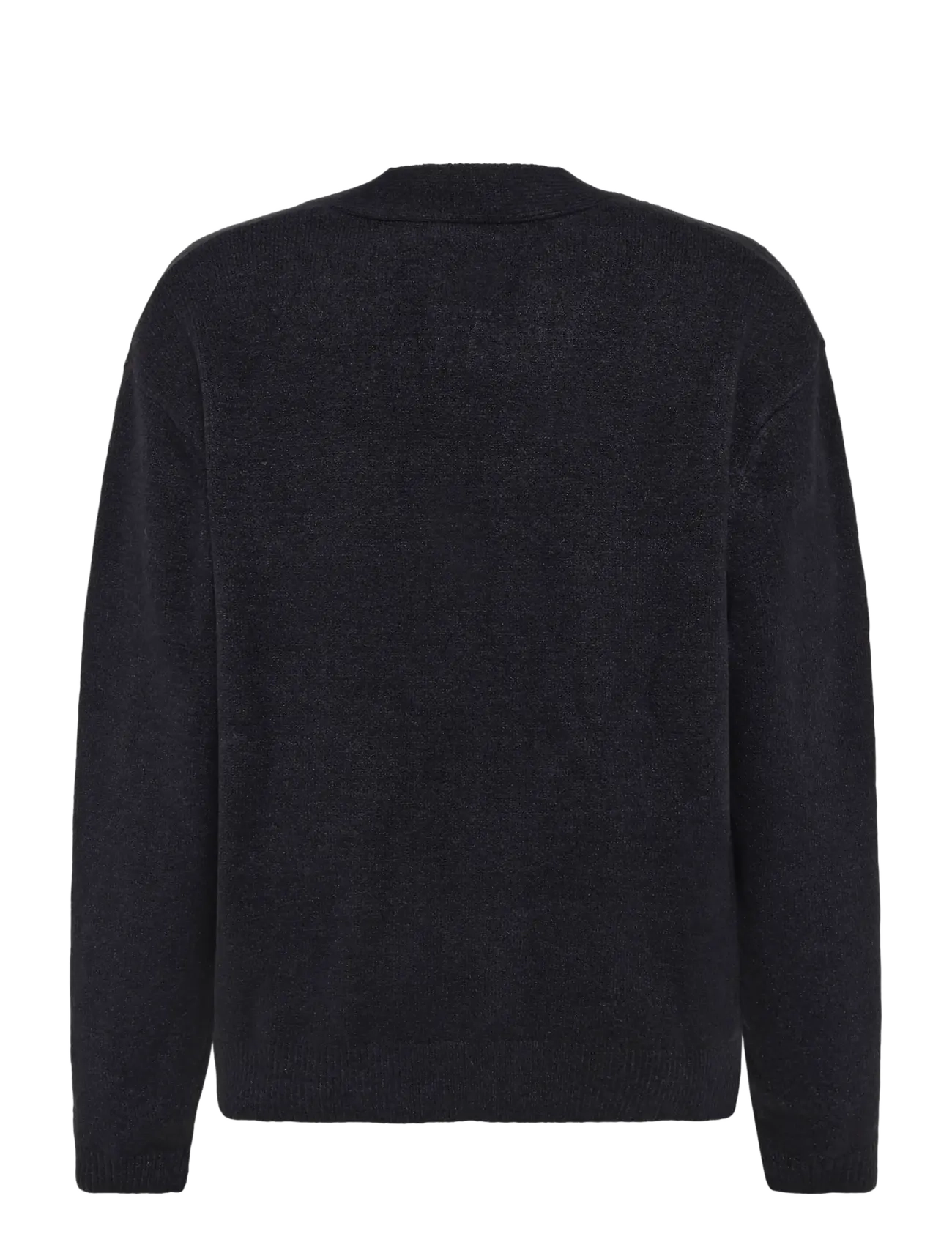 Knowledge Cotton Apparel - Soufflé yarn cardigan - strickjacken - night sky - 1
