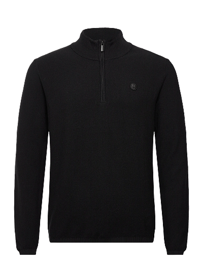 Organic Cotton Half Zip Pique Knit - Half Zip-TrøJer