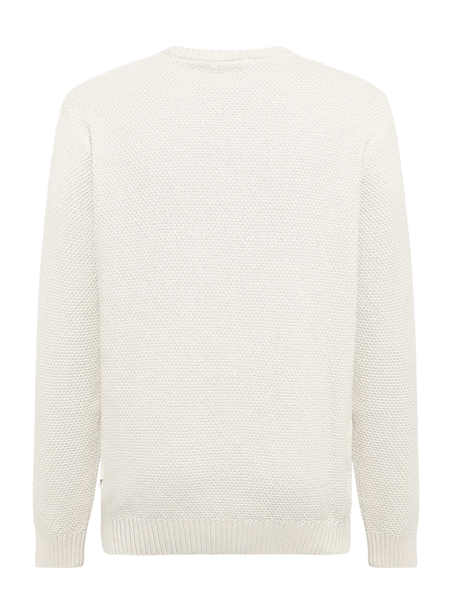Knowledge Cotton Apparel - Crew neck sweater - rund hals - egret - 1