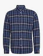 Relaxed checked shirt - GOTS/Vegan - TOTAL ECLIPSE