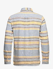 Knowledge Cotton Apparel - Custom fit horisontal striped shirt - casual shirts - multi color - 1