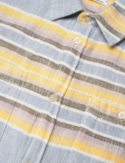 Knowledge Cotton Apparel - Custom fit horisontal striped shirt - casual shirts - multi color - 3