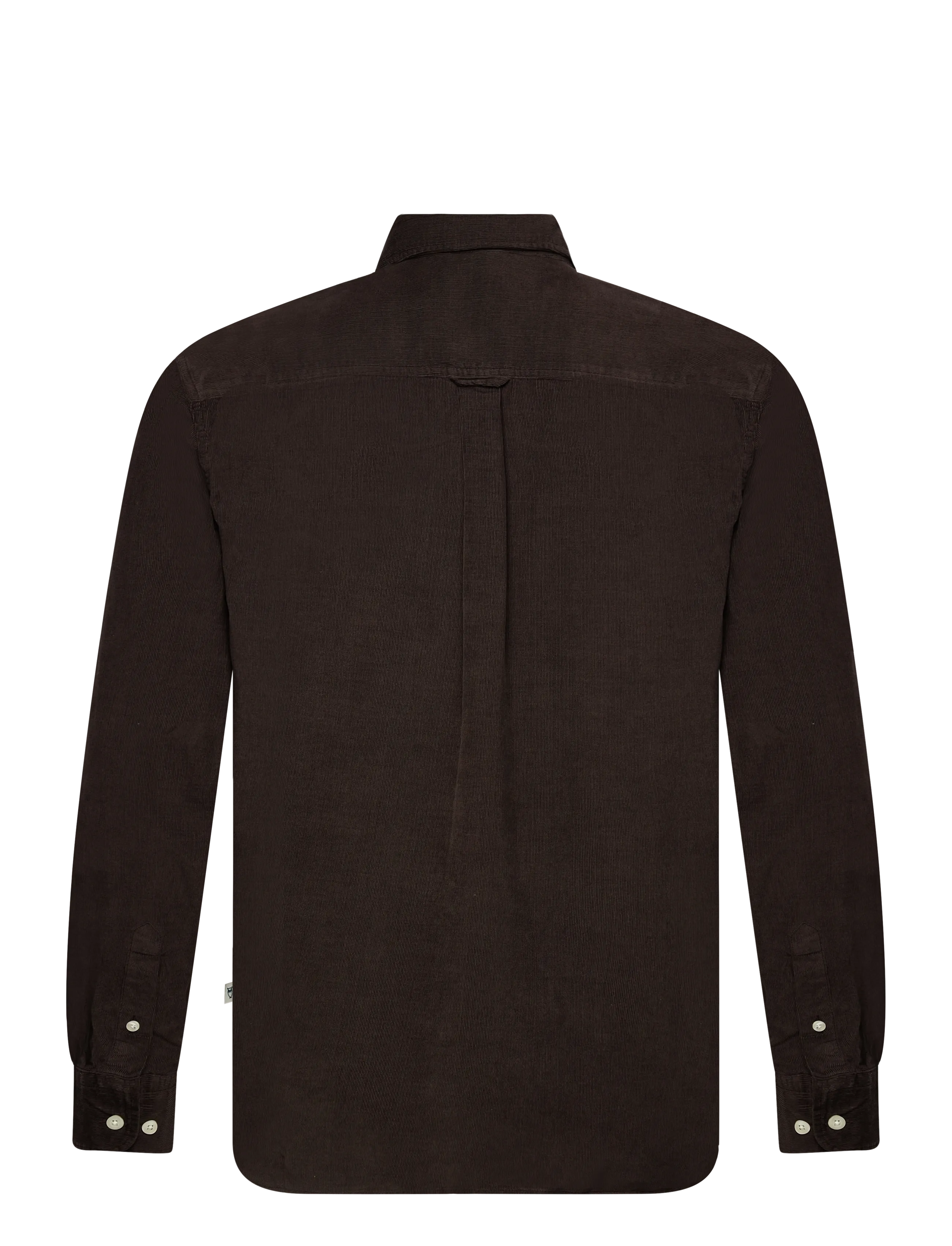 Knowledge Cotton Apparel - Dune regular corduroy shirt - cordhemden - chocolate torte - 1