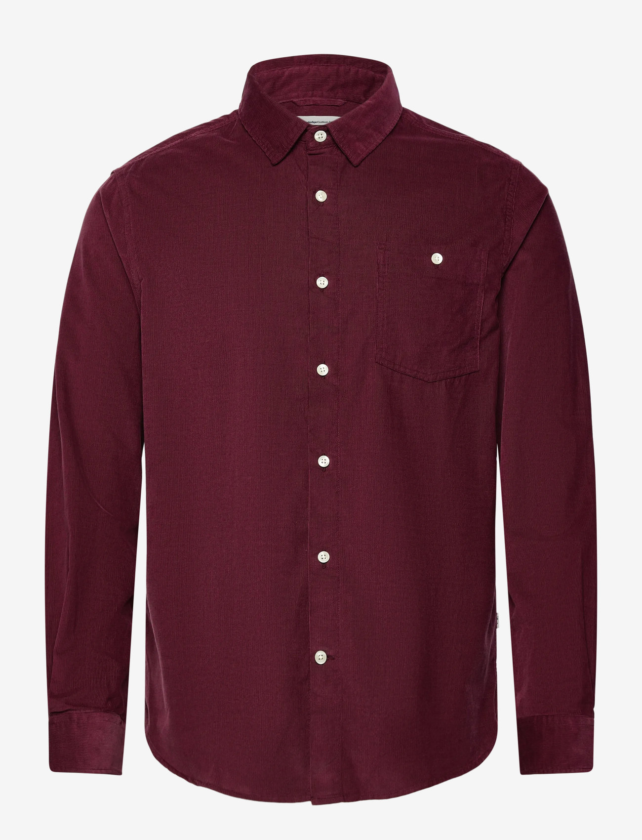 Knowledge Cotton Apparel - Organic Cotton Corduroy Shirt GOTS - cordhemden - fig - 0