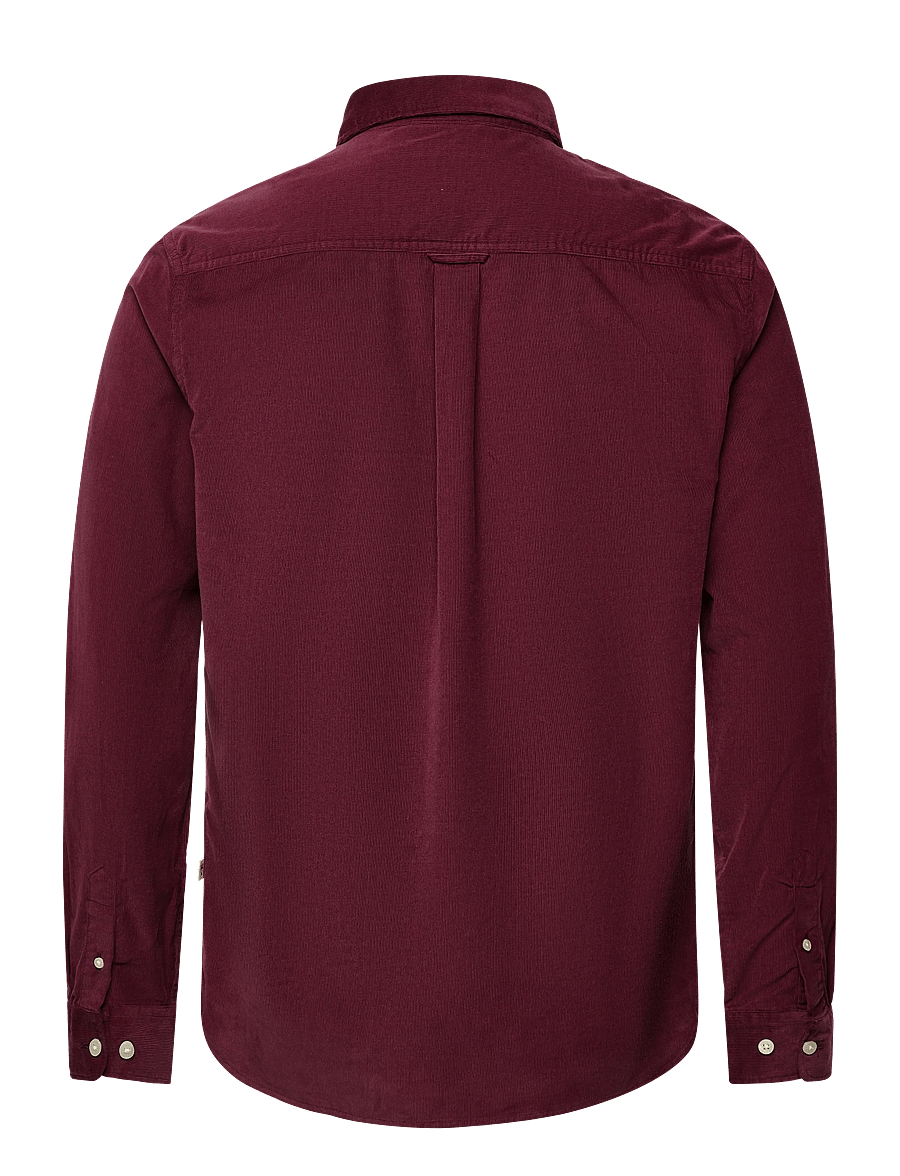Knowledge Cotton Apparel - Dune regular corduroy shirt - velvet särgid - fig - 1
