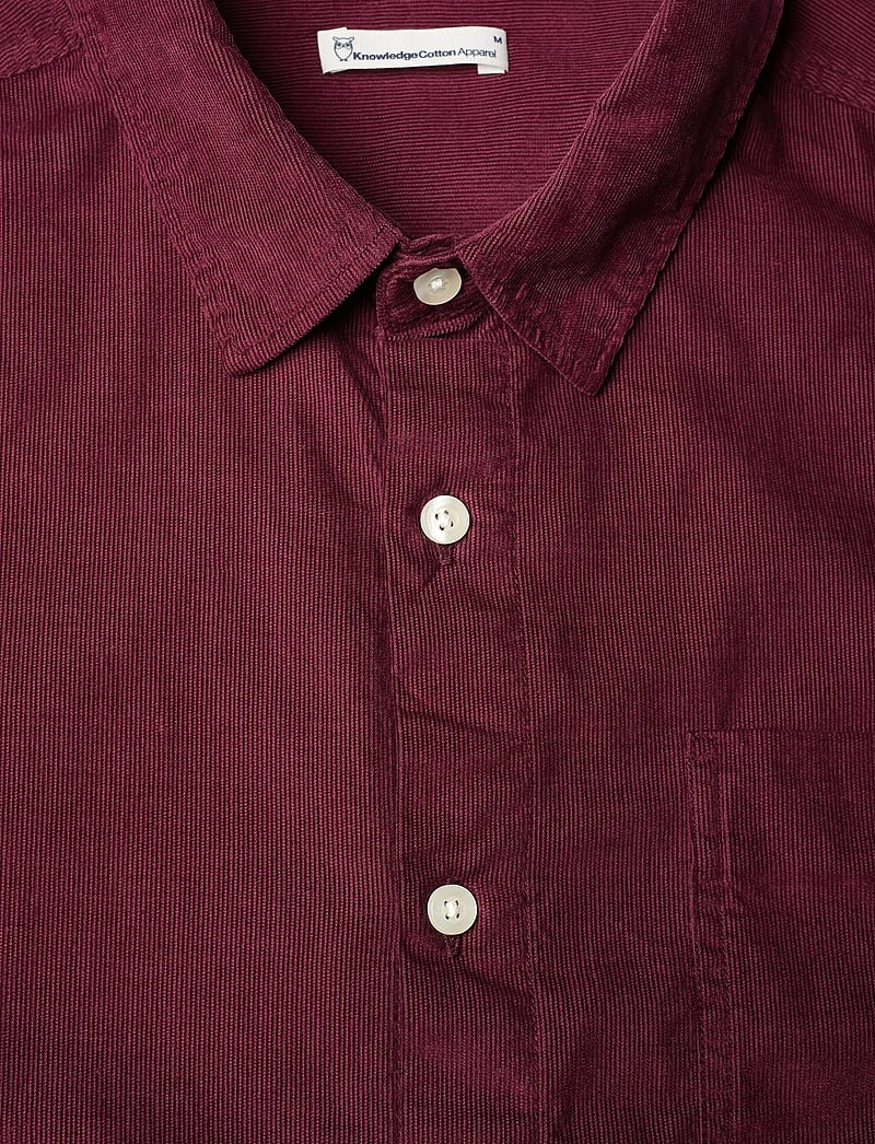 Knowledge Cotton Apparel - Organic Cotton Corduroy Shirt GOTS - cordhemden - fig - 2