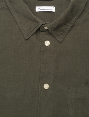 Knowledge Cotton Apparel - Regular fit corduroy shirt - GOTS/V - chemises en velours côtelé - forrest night - 5