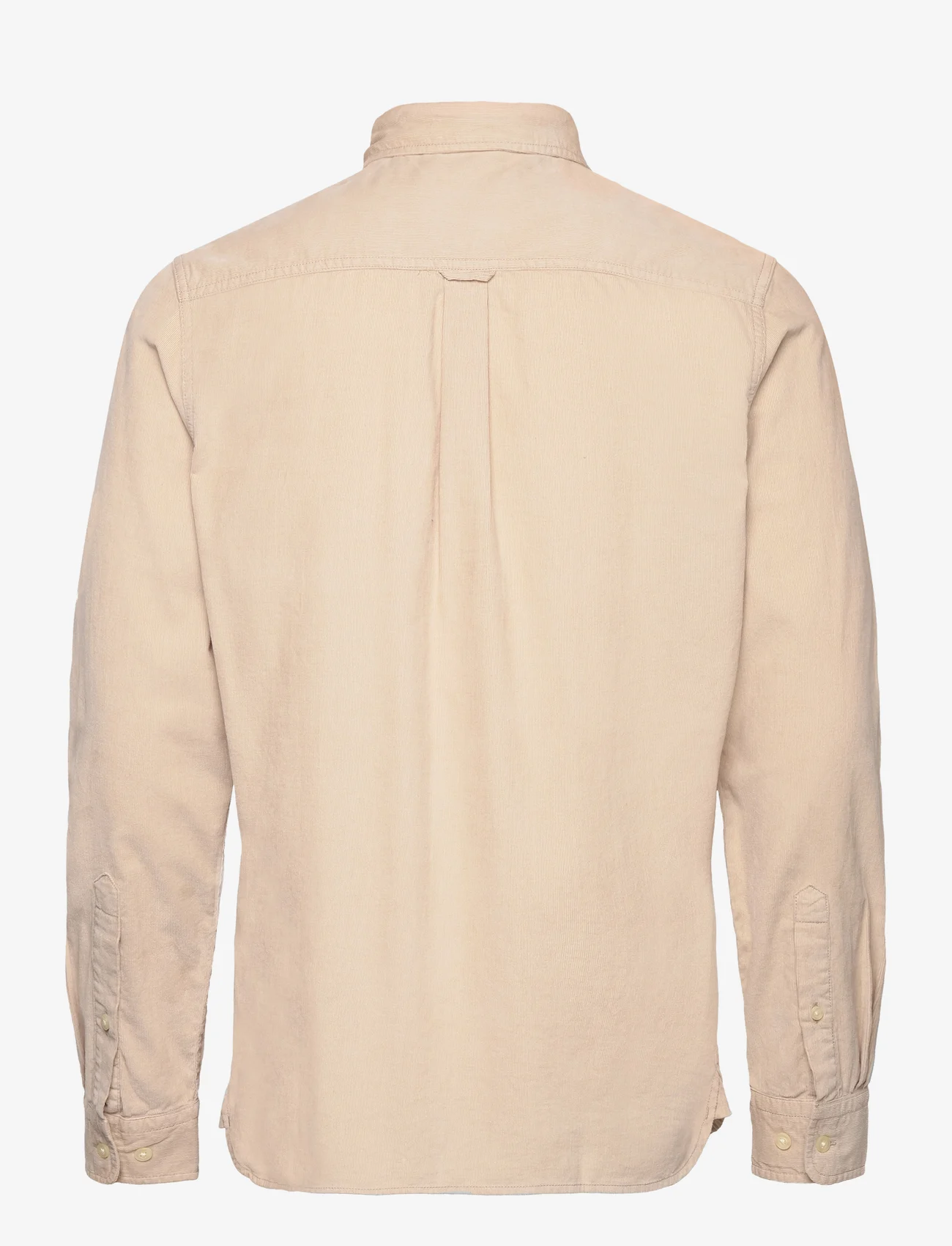Knowledge Cotton Apparel - Regular fit corduroy shirt - GOTS/V - podstawowe koszulki - light feather gray - 1
