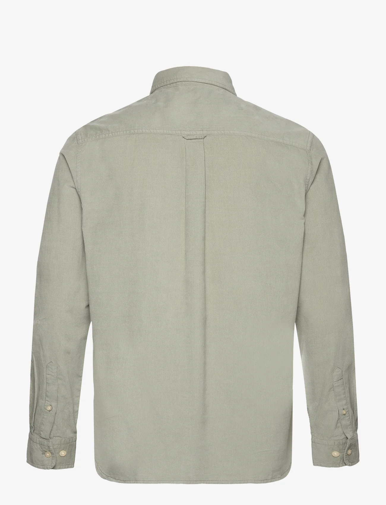 Knowledge Cotton Apparel - Regular fit corduroy shirt - GOTS/V - basic-hemden - lily pad - 1
