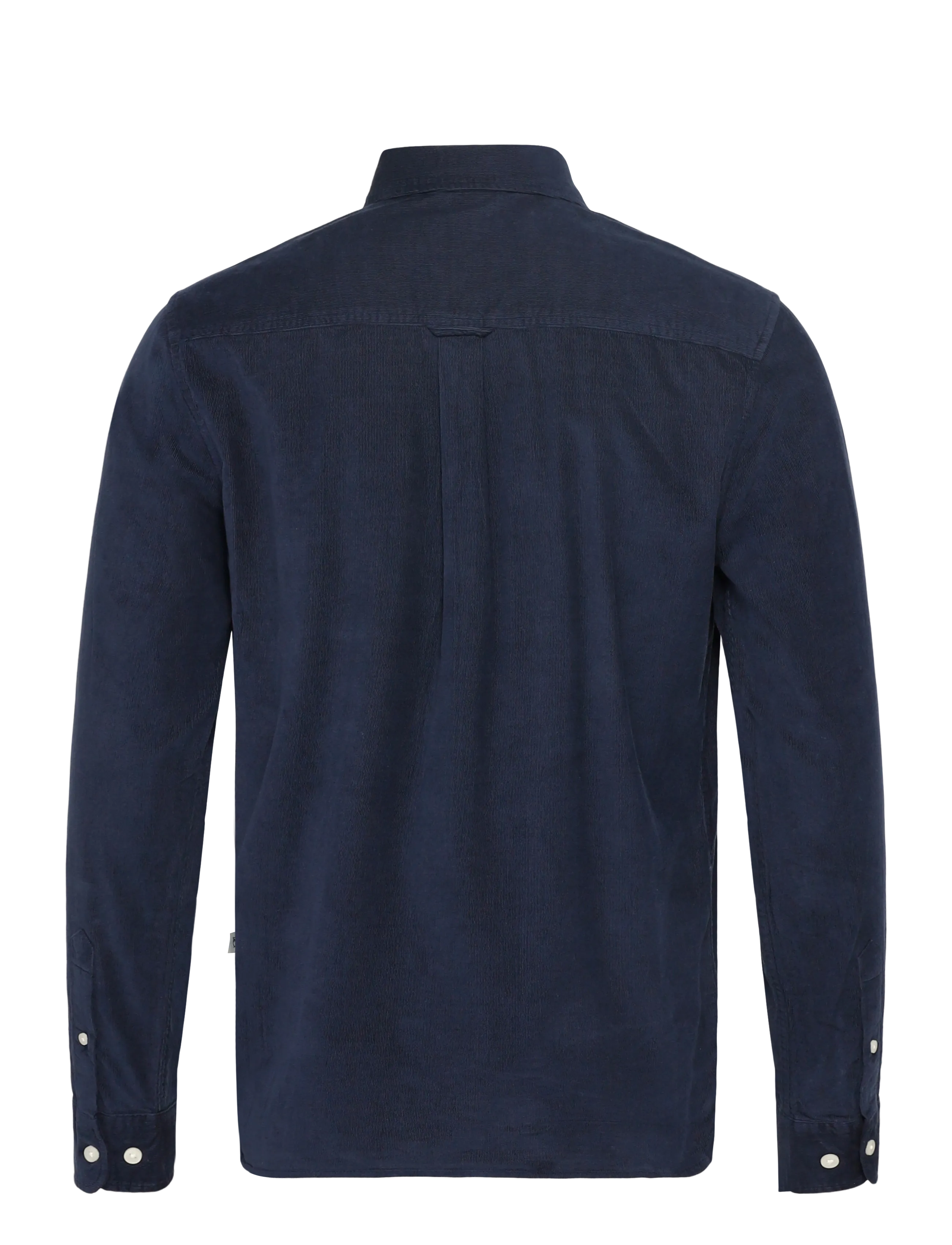 Knowledge Cotton Apparel - Dune regular corduroy shirt - corduroy shirts - night sky - 1