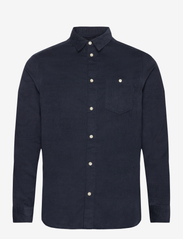 Regular fit corduroy shirt - GOTS/V - TOTAL ECLIPSE