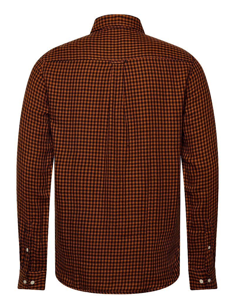 Knowledge Cotton Apparel - Organic Cotton Checked Shirt GOTS - rutiga skjortor - dark brown check - 1