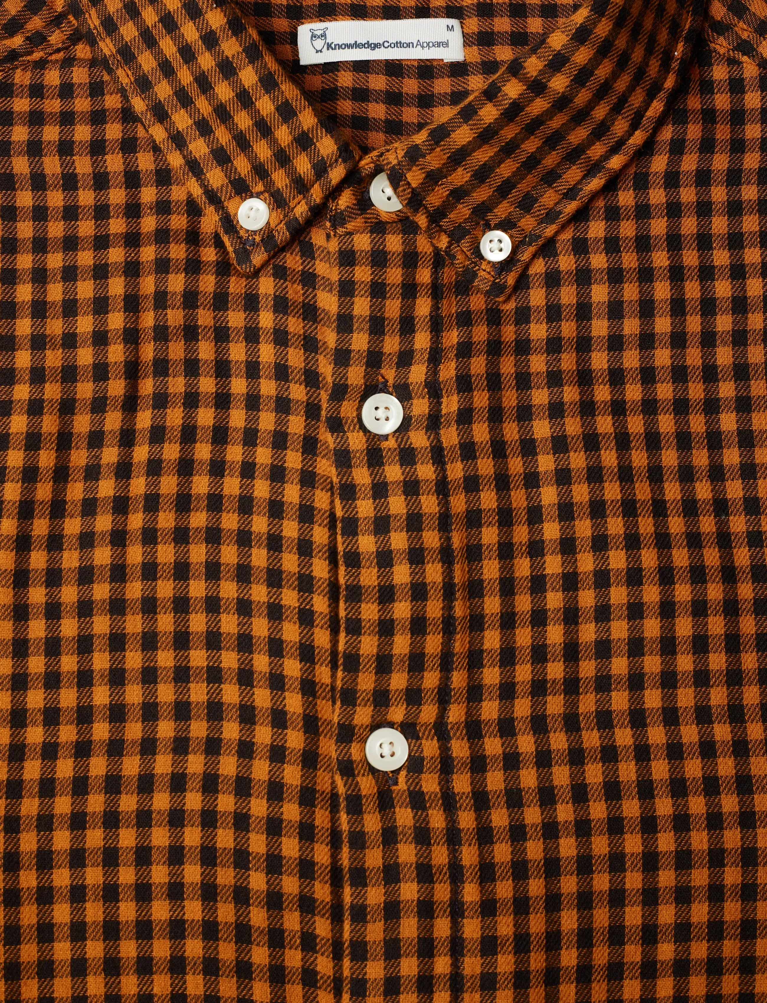Knowledge Cotton Apparel - Organic Cotton Checked Shirt GOTS - ruudulised särgid - dark brown check - 2