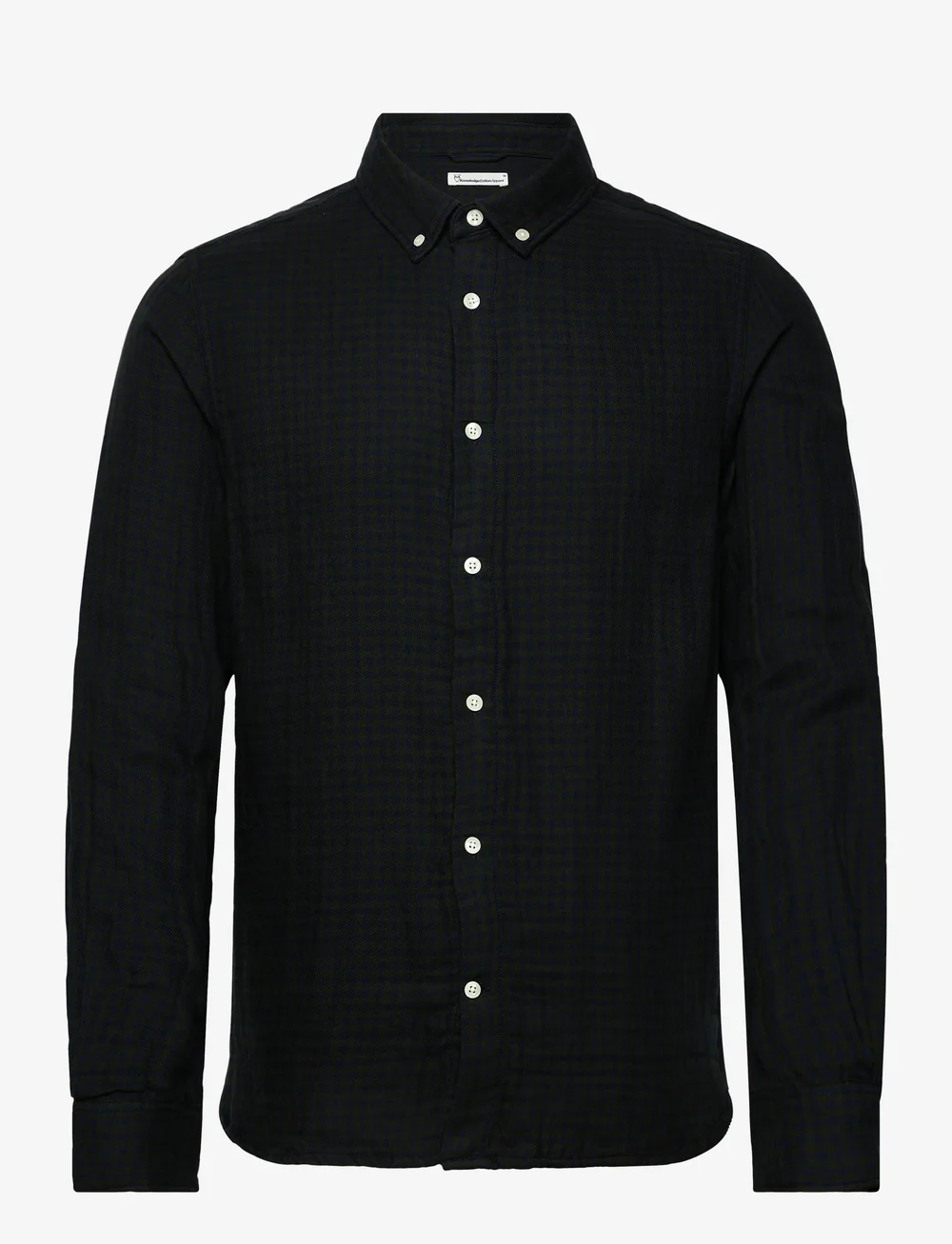 Knowledge Cotton Apparel - Organic Cotton Checked Shirt GOTS - köflóttar skyrtur - green check - 0