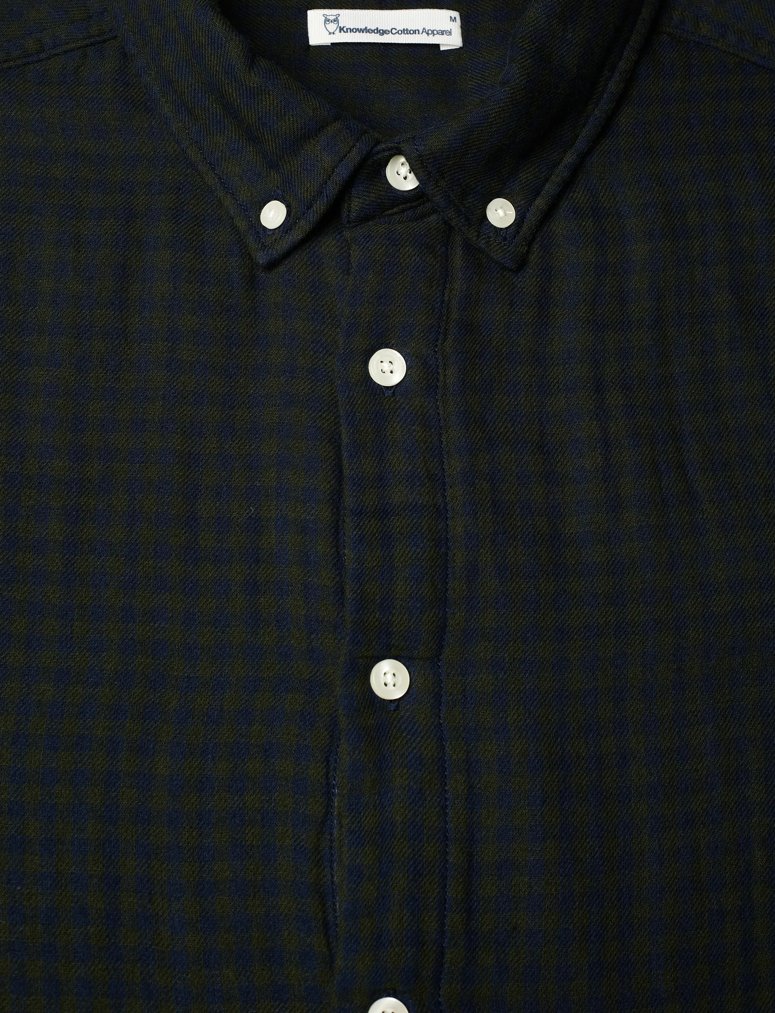 Knowledge Cotton Apparel - Organic Cotton Checked Shirt GOTS - karierte hemden - green check - 2