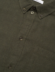 Knowledge Cotton Apparel - Regular fit melangé flannel shirt - - basic skjortor - forrest night - 3
