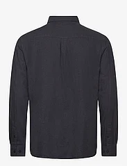 Knowledge Cotton Apparel - Regular fit melangé flannel shirt - - basic shirts - total eclipse - 1