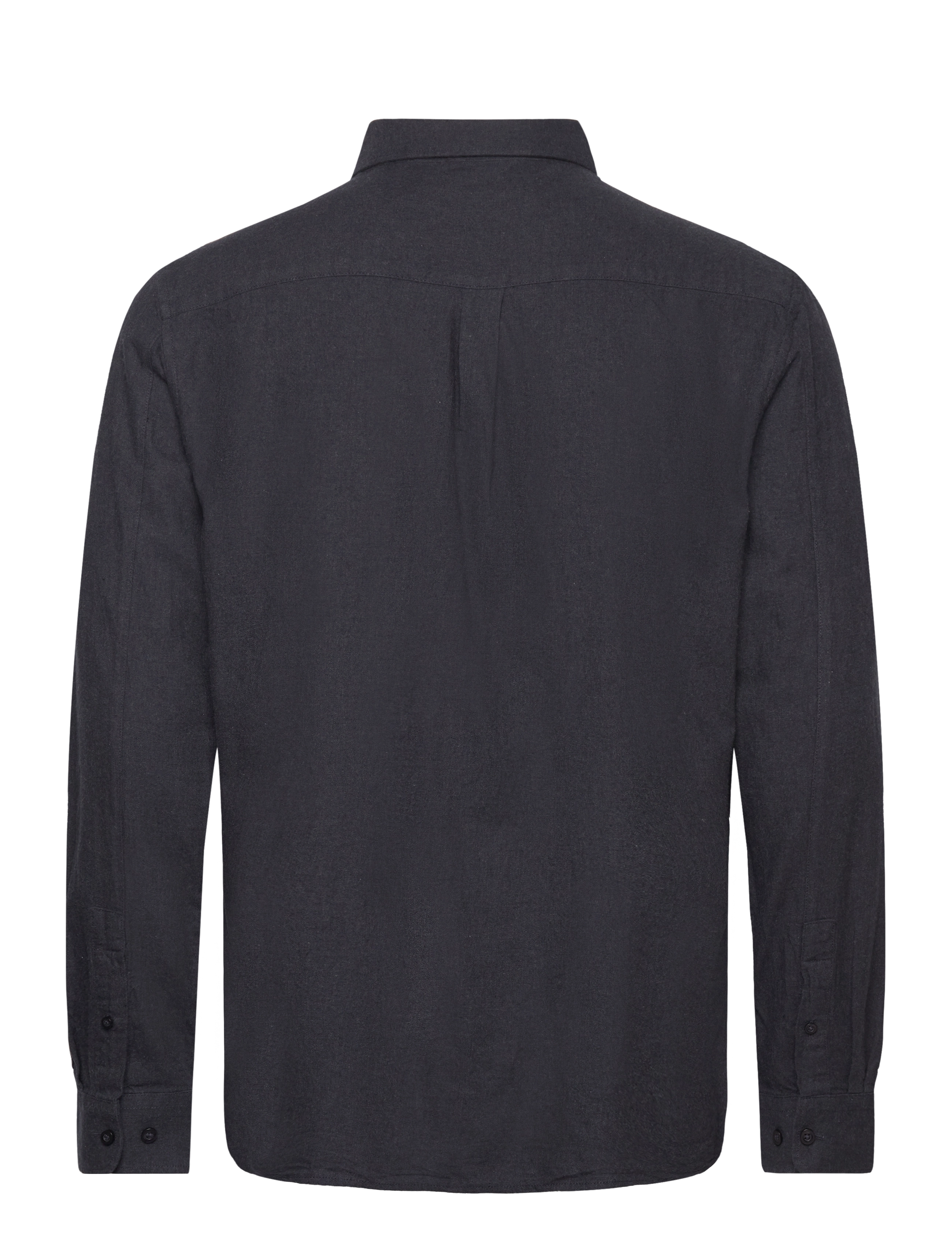 Knowledge Cotton Apparel - Regular fit melangé flannel shirt - - total eclipse - 2