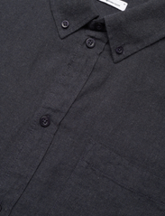 Knowledge Cotton Apparel - Regular fit melangé flannel shirt - - basic shirts - total eclipse - 6