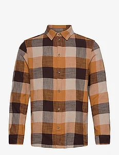 Regular fit checkered shirt - GOTS/, Knowledge Cotton Apparel