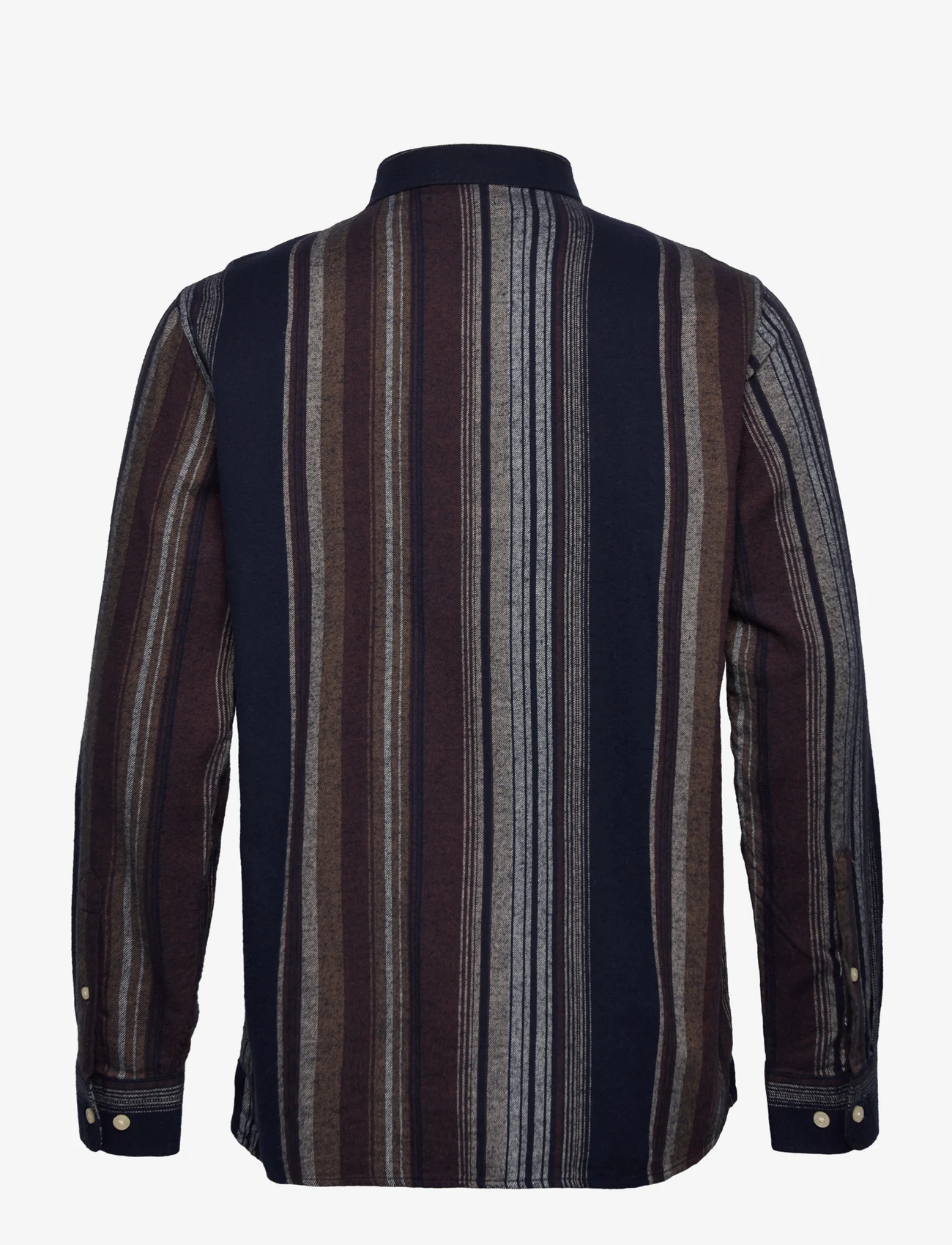 Knowledge Cotton Apparel - Loose fit double layer striped shir - casual skjortor - multi color stripe - 1