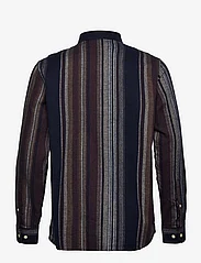 Knowledge Cotton Apparel - Loose fit double layer striped shir - casual shirts - multi color stripe - 1