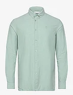 Harald Small owl oxford regular fit - SHALE GREEN