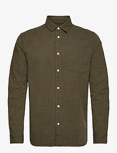Regular linen look shirt GOTS/Vegan, Knowledge Cotton Apparel
