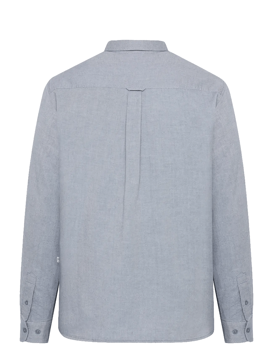 Knowledge Cotton Apparel - Dune light twill shirt - vintage indigo - 2